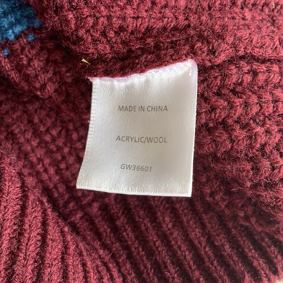 G. BOOTS | Crew neck tri-colour sweater - Picture 8 of 8